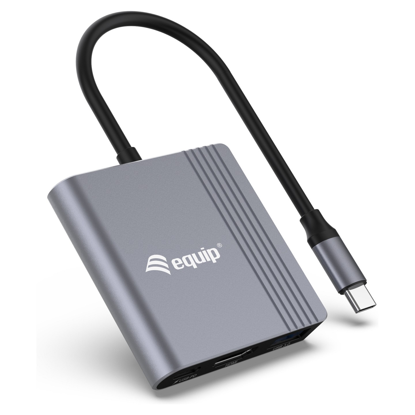 Equip Dock USB-C- to HDMI.USB-A.100WPD 25cm gr — Buy in Cyprus with Fast Delivery