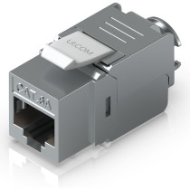 Ubiquiti Cat6A Keystone Jack - UACC-Keystone-Jack-C6A - Metallic Shielded RJ45, Cat6A, 12-pack