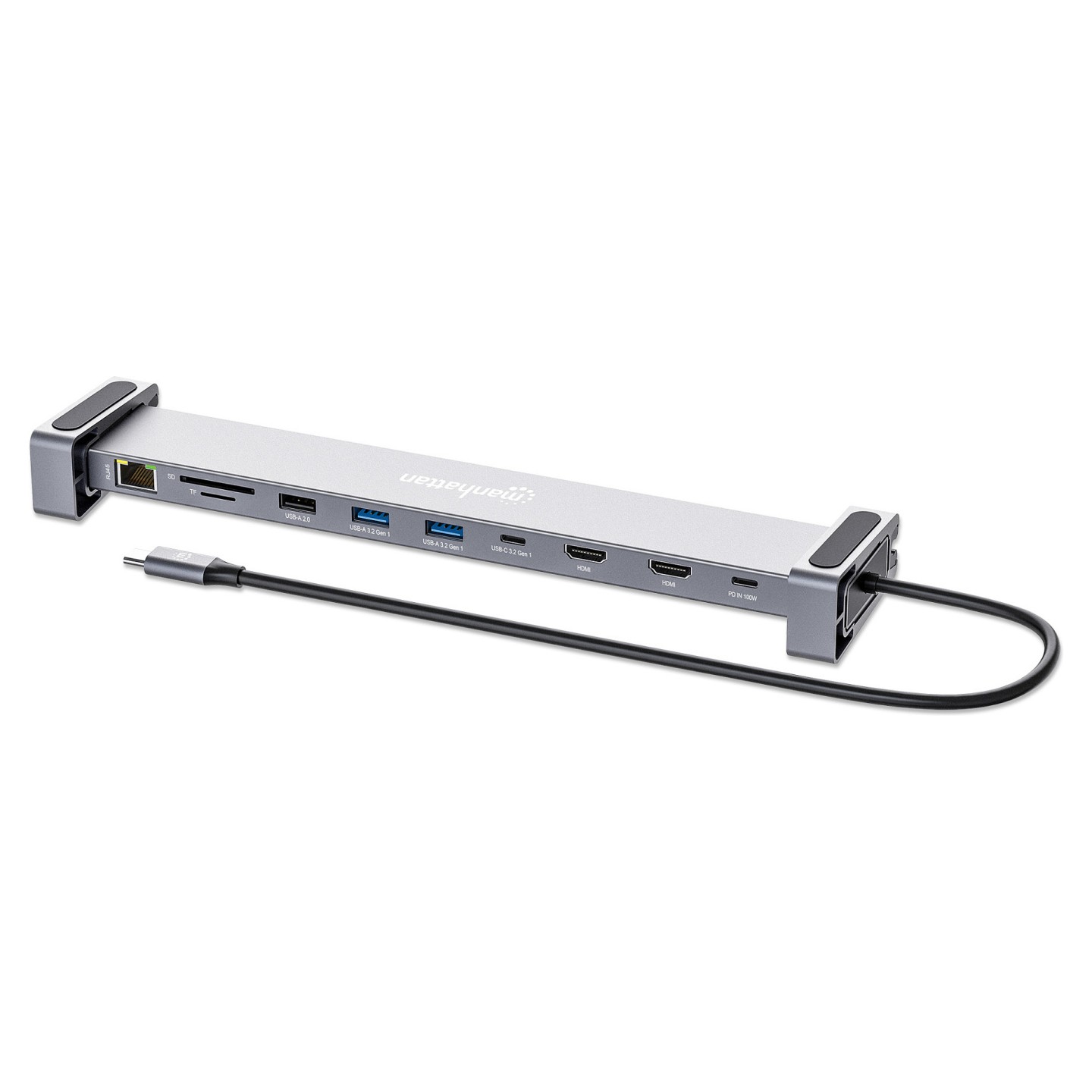 MANHATTAN 10-in-1 4K USB-C PD Dockingstation 2xHDMI — Buy in Cyprus with Fast Delivery