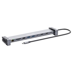 MANHATTAN 10-in-1 4K USB-C PD Dockingstation 2xHDMI — Buy in Cyprus with Fast Delivery