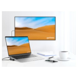 MANHATTAN 10-in-1 4K USB-C PD Dockingstation 2xHDMI — Buy in Cyprus with Fast Delivery