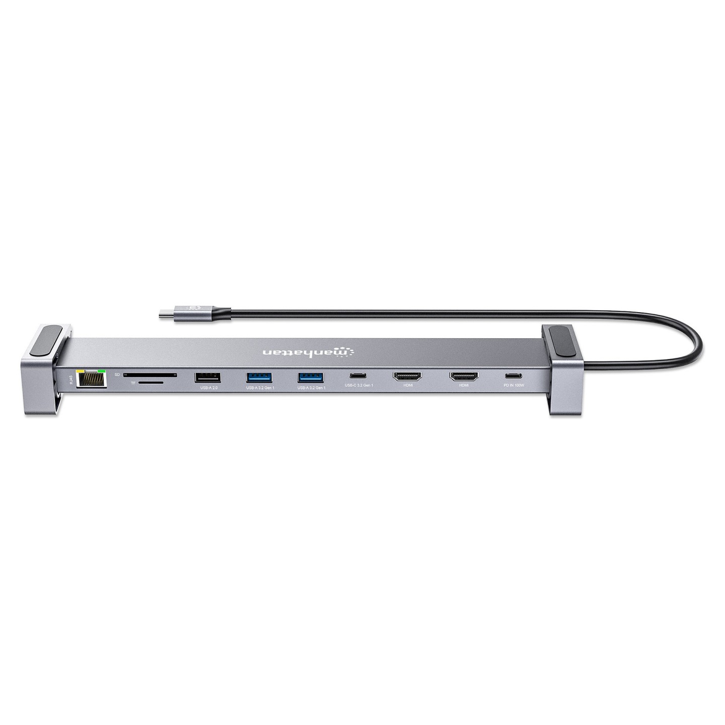 MANHATTAN 10-in-1 4K USB-C PD Dockingstation 2xHDMI — Buy in Cyprus with Fast Delivery