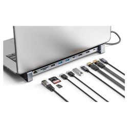 MANHATTAN 10-in-1 4K USB-C PD Dockingstation 2xHDMI — Buy in Cyprus with Fast Delivery