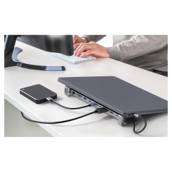 MANHATTAN 10-in-1 4K USB-C PD Dockingstation 2xHDMI — Buy in Cyprus with Fast Delivery