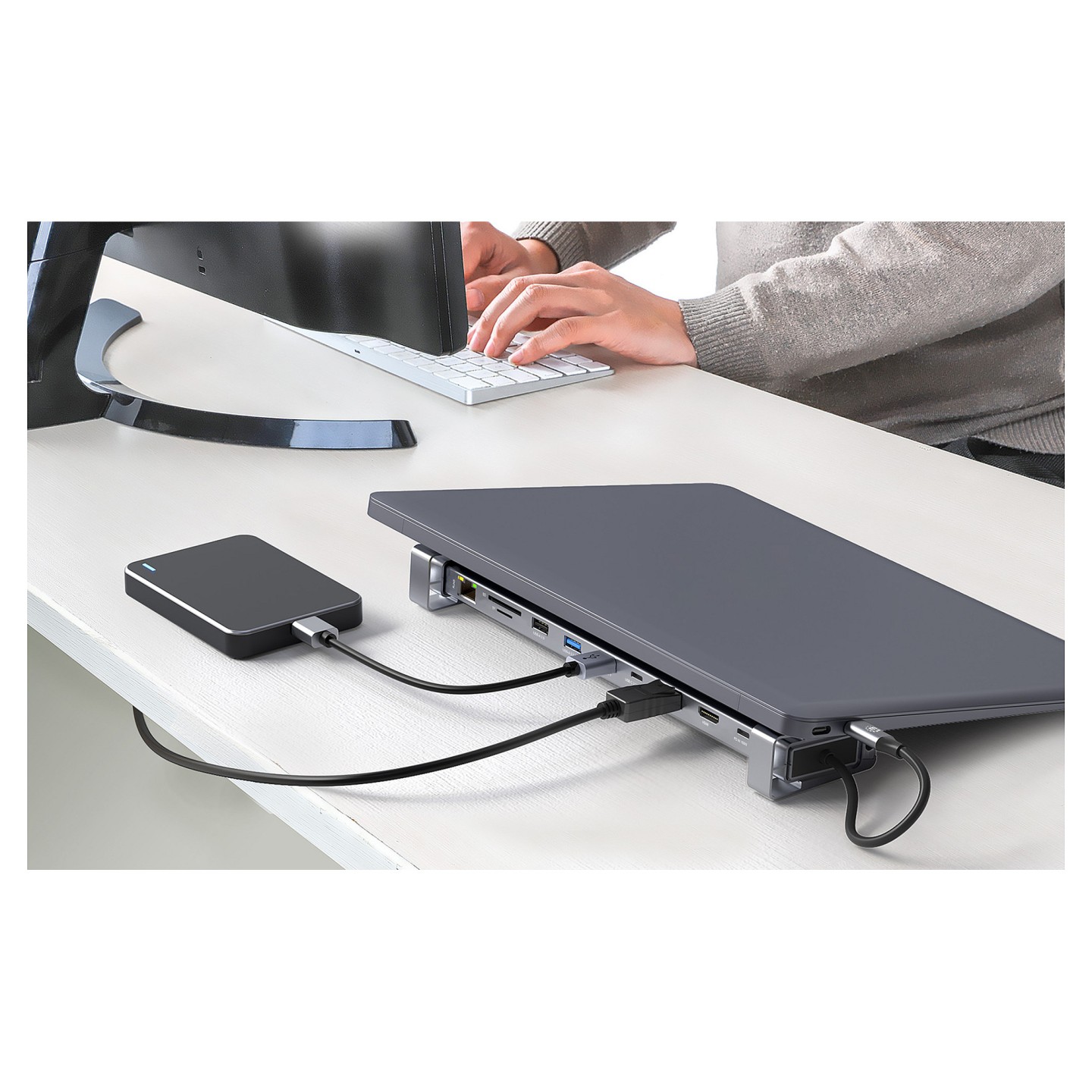 MANHATTAN 10-in-1 4K USB-C PD Dockingstation 2xHDMI — Buy in Cyprus with Fast Delivery