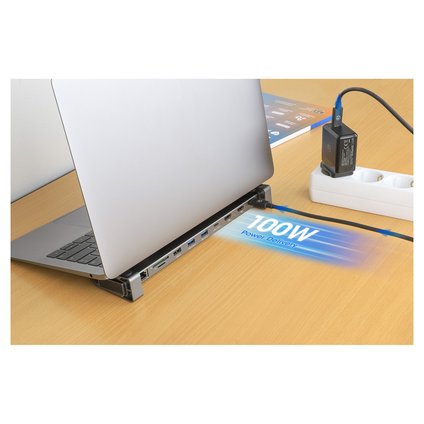 MANHATTAN 10-in-1 4K USB-C PD Dockingstation 2xHDMI — Buy in Cyprus with Fast Delivery