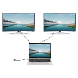 MANHATTAN 10-in-1 4K USB-C PD Dockingstation 2xHDMI — Buy in Cyprus with Fast Delivery