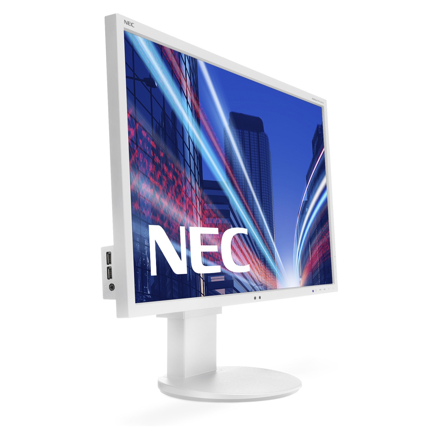 NEC MULTISYNC EA244WMI-WH. 24'. WUXGA. D-SUB: nein. DP: 1x. DVI: 1x. HDMI: 1x. mit Standfuß. Grad A4