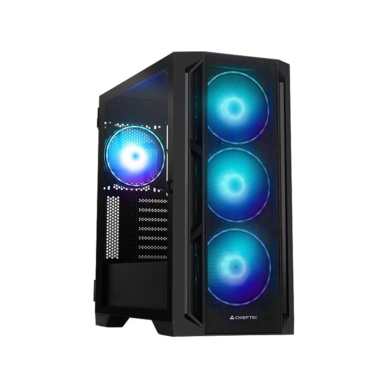 Buy Chieftec APEX LUMO Mesh Mid-Tower - GA-01B-L-OP - Black, E-ATX/ATX Support, ... in Cyprus, Nicosia, Limassol, Larnaka, Pafos