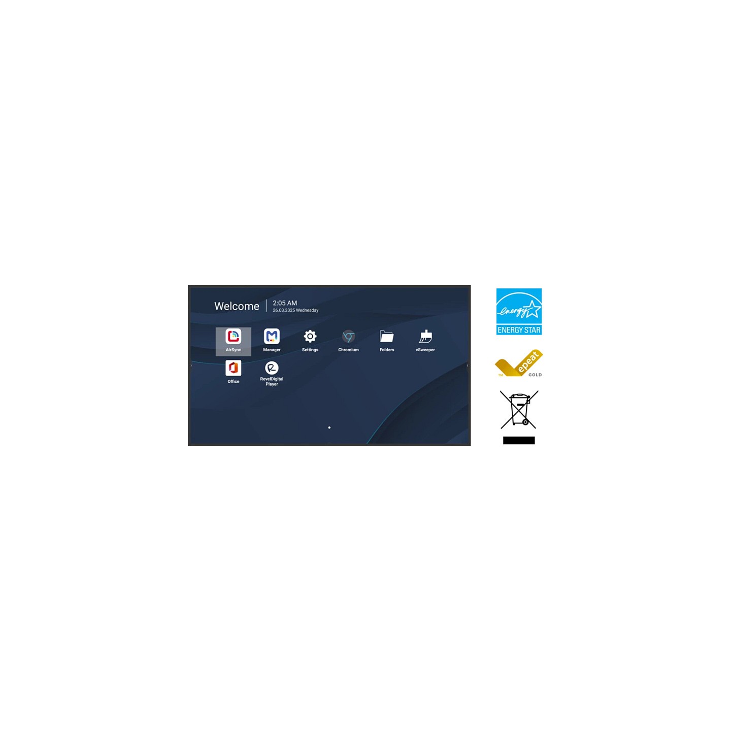 Viewsonic 218.4cm CDE8631-1C 16:9 HDMI LAN USB-C 500nits — Buy in Cyprus with Fast Delivery