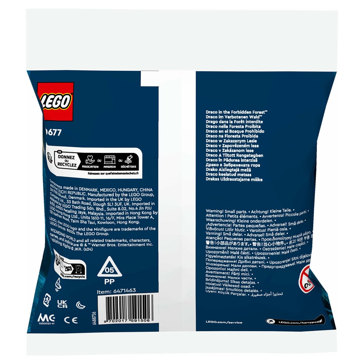 LEGO 30677 Harry Potter Draco im Verbotenen Wald (Polybag) — Buy in Cyprus with Fast Delivery