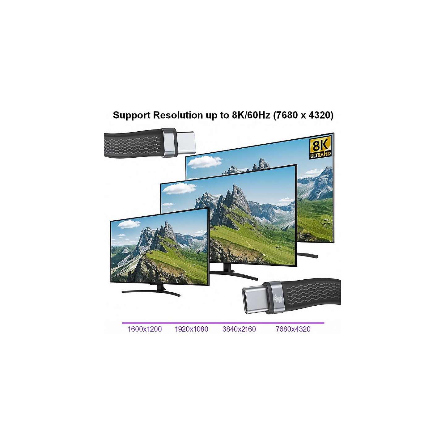 Equip Kabel USB 4 Gen.3 - to USB-C St St 0.13m 80Gbps sw — Buy in Cyprus with Fast Delivery