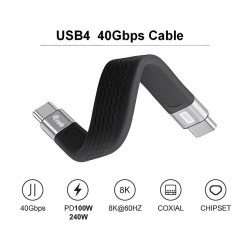 Equip Kabel USB 4 Gen.3 - to USB-C St St 0.13m 80Gbps sw — Buy in Cyprus with Fast Delivery
