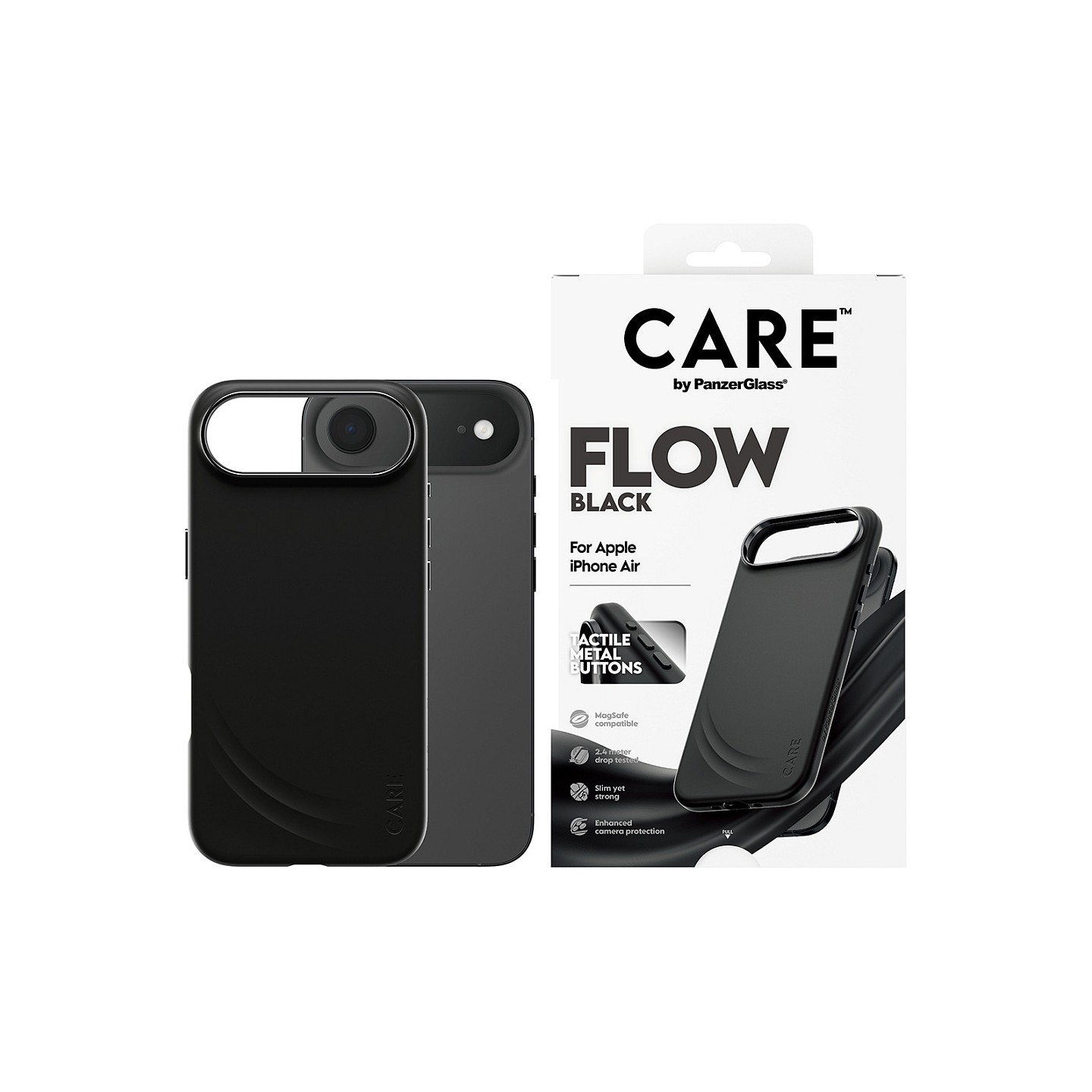 CARE Feature FLOW Case Black w. MagSafe iPhone Air — Buy in Cyprus with Fast Delivery