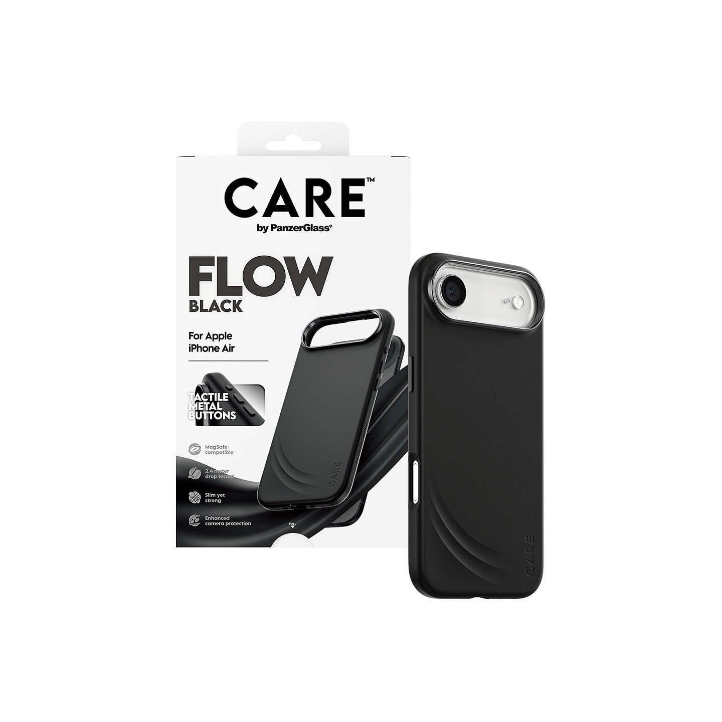 CARE Feature FLOW Case Black w. MagSafe iPhone Air — Buy in Cyprus with Fast Delivery