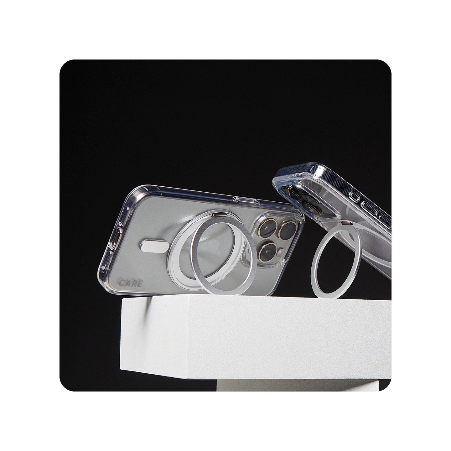 CARE Case Feature Silver Kickstand MagSAFE iPhone 16 Plus — Buy in Cyprus with Fast Delivery