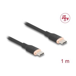 DELOCK USB 2.0 Kabel USB Typ-C St to St PD 3.0 60W 1m schwarz — Buy in Cyprus with Fast Delivery