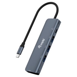 Equip Dock USB-C- to HDMI.3xUSB3.0.100WPD 25cm gr — Buy in Cyprus with Fast Delivery