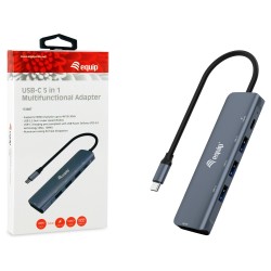 Equip Dock USB-C- to HDMI.3xUSB3.0.100WPD 25cm gr — Buy in Cyprus with Fast Delivery