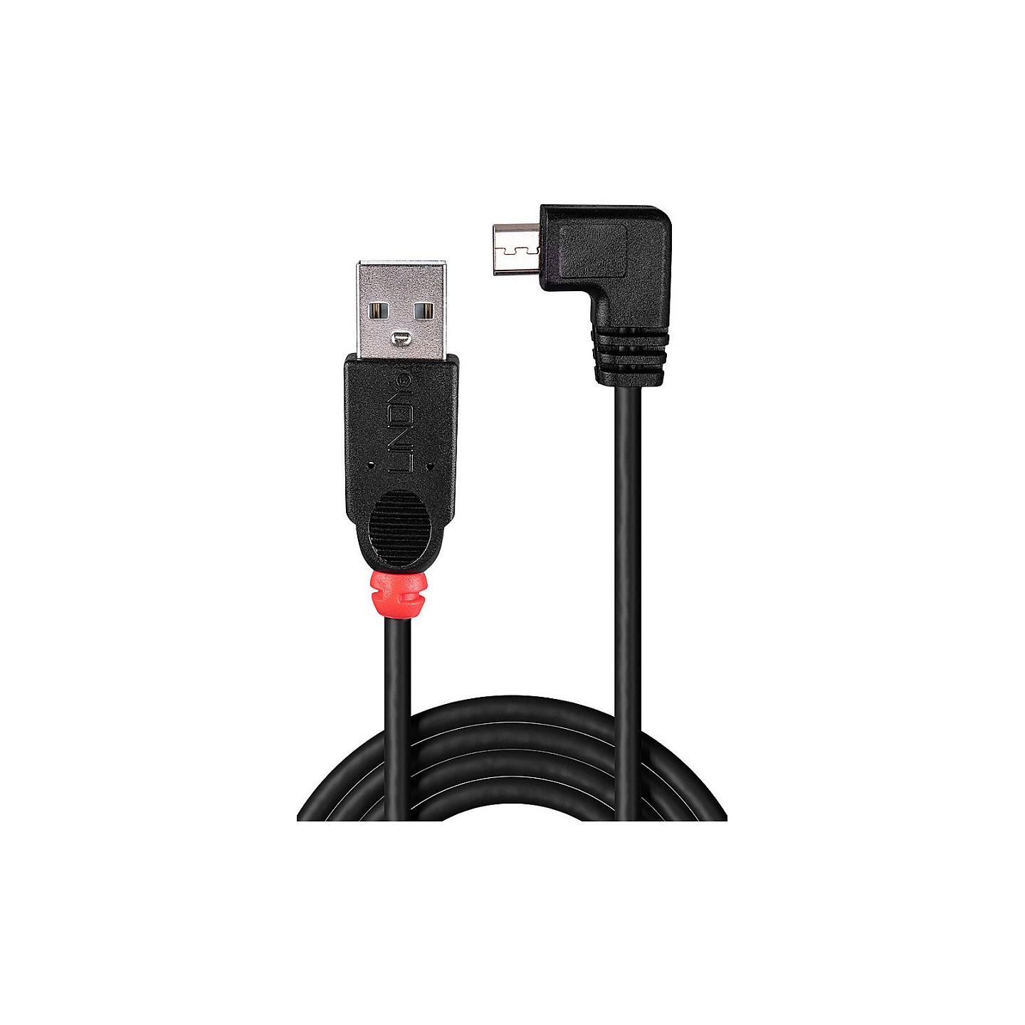 LINDY USB 2.0 Kabel Typ A Micro-B 90° gewinkelt M M 0.5m — Buy in Cyprus with Fast Delivery