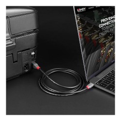 LINDY 3m USB 2.0 Typ C an B Kabel. Anthra Line — Buy in Cyprus with Fast Delivery