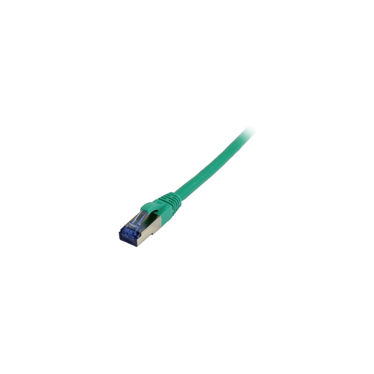 Synergy21 Patchkabel RJ45. CAT6A 500Mhz. 0.15m. grün. S-STP(S FTP). TPE LSZH(Superflex). AWG26.