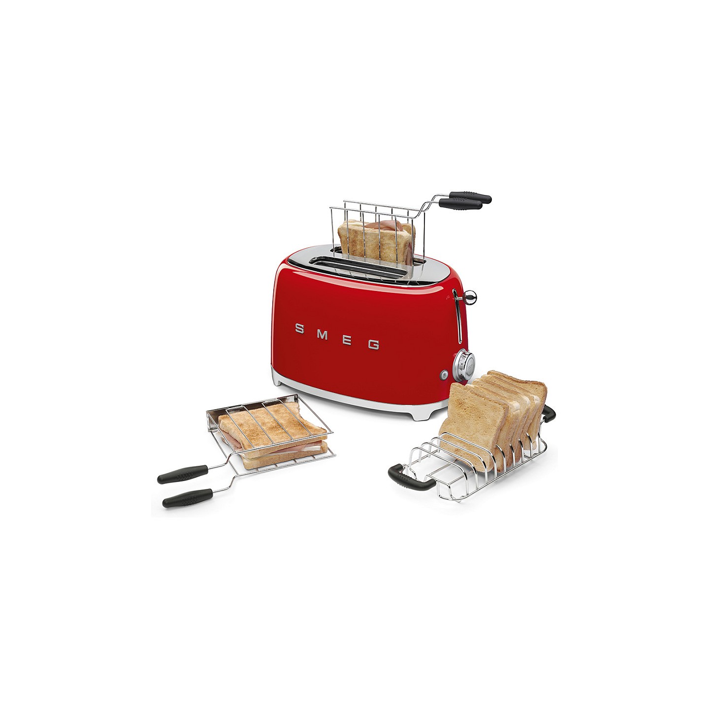 SMEG TSF01RDEU Toaster 2 Scheiben Rot — Buy in Cyprus with Fast Delivery