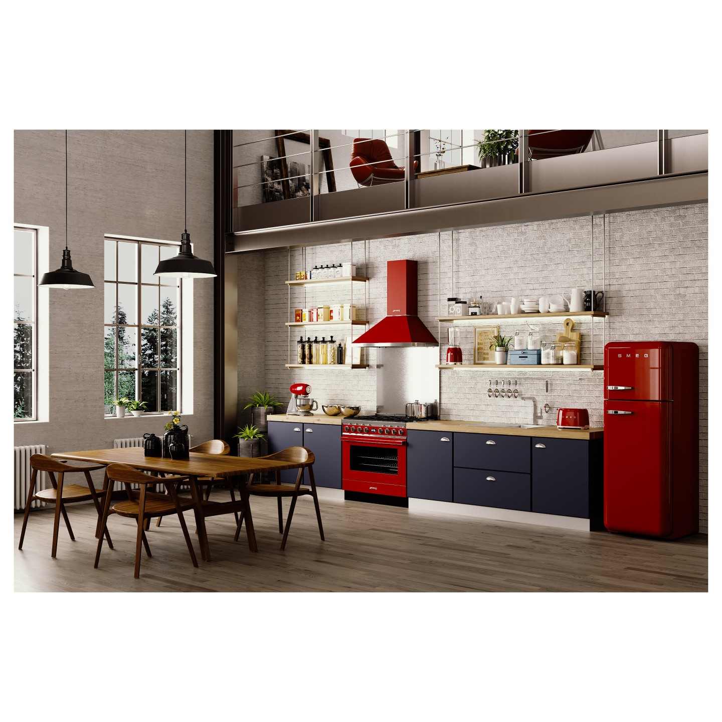 SMEG TSF01RDEU Toaster 2 Scheiben Rot — Buy in Cyprus with Fast Delivery