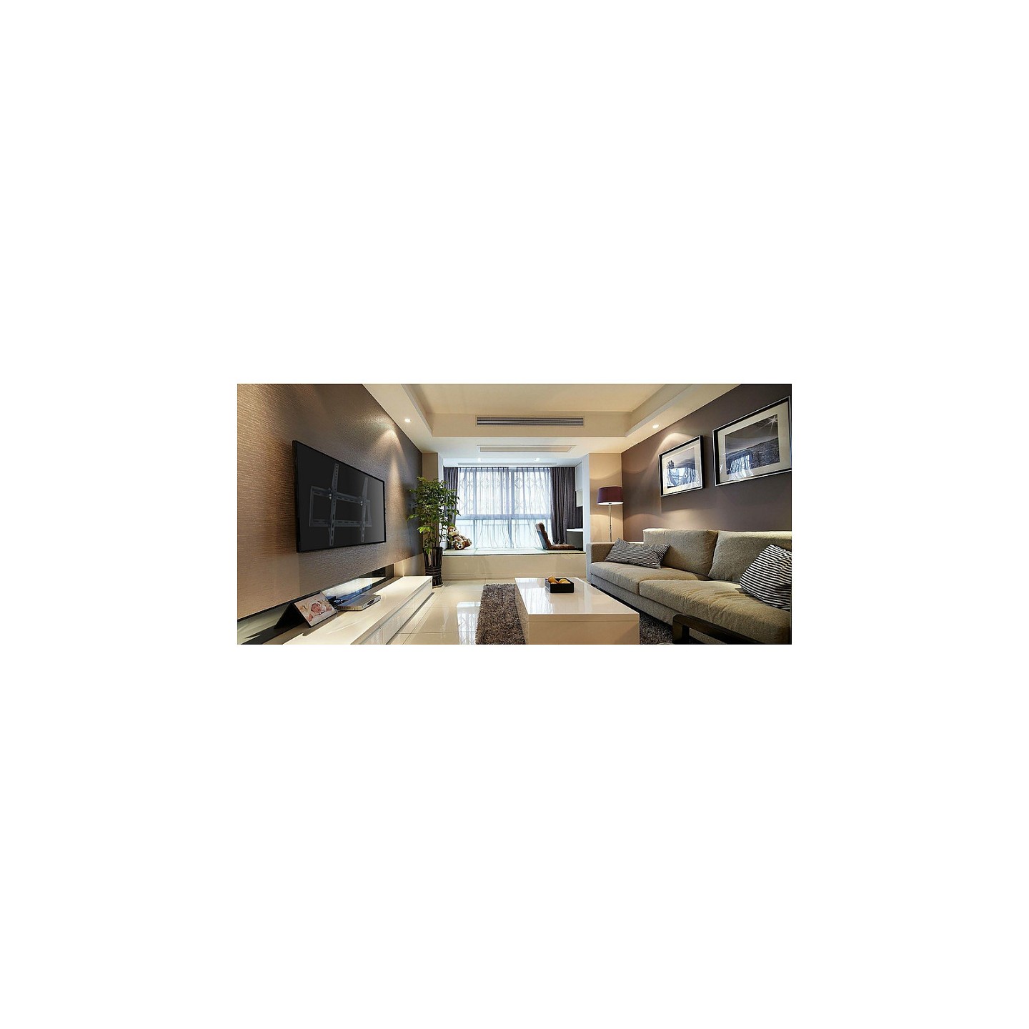 Equip Wandhalterung 32'-55' 1TFT neigbar 1Gelenk 35Kg sw retail — Buy in Cyprus with Fast Delivery