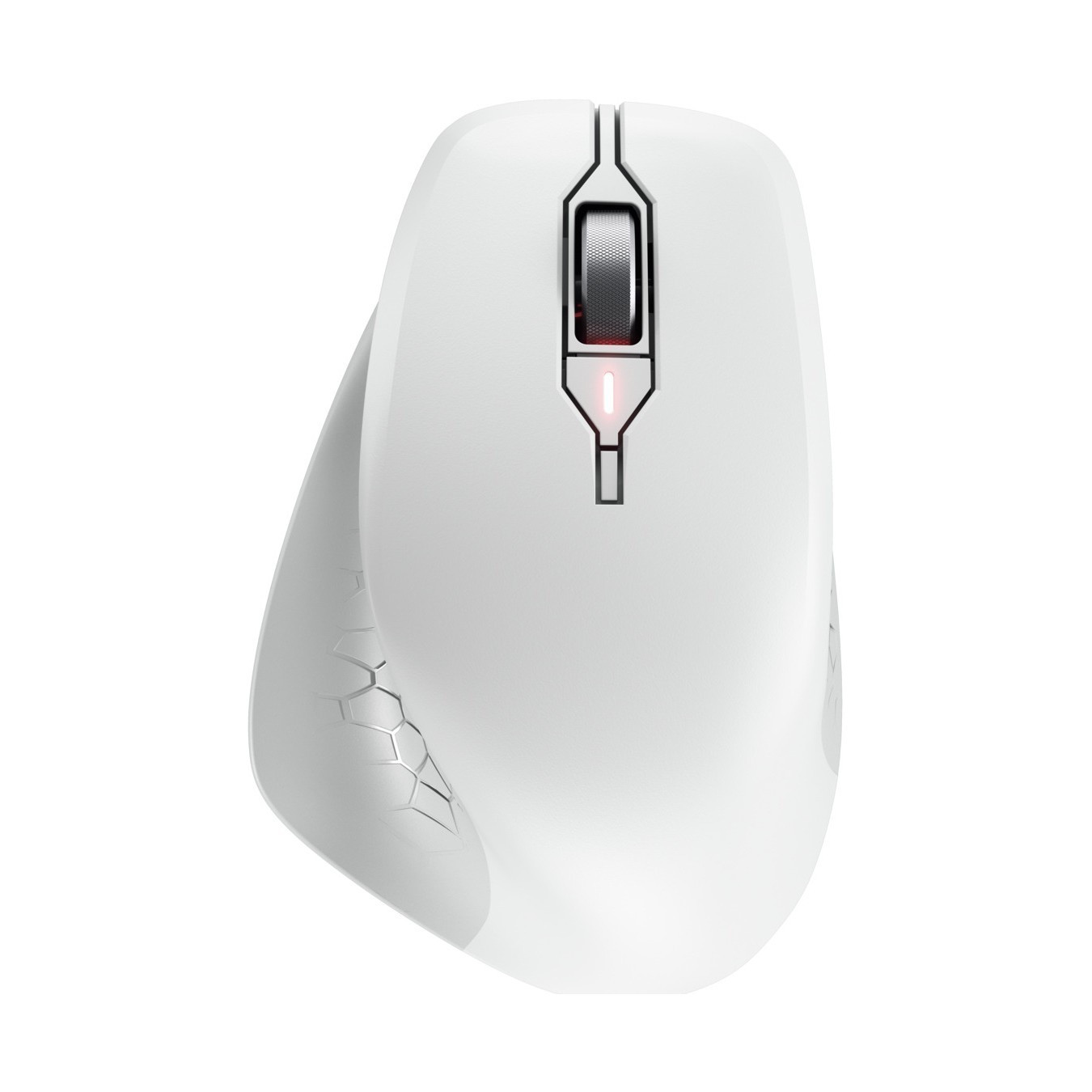 CHERRY Stream Mouse Comfort - Wireless Ergonomic Right-Hand - White/Grey, 4000 DPI, AA Battery