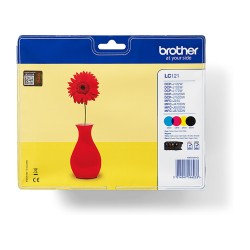 Brother Tintenpatronen LC-121 Multipack (je 1x BK M C Y) — Buy in Cyprus with Fast Delivery