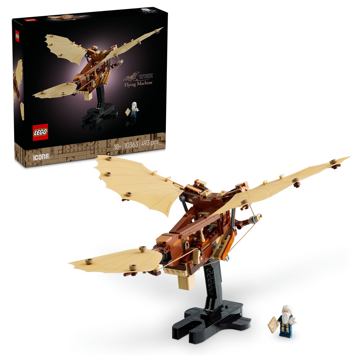 LEGO ICONS 10363 - Leonardo da Vincis Fluggerät — Buy in Cyprus with Fast Delivery