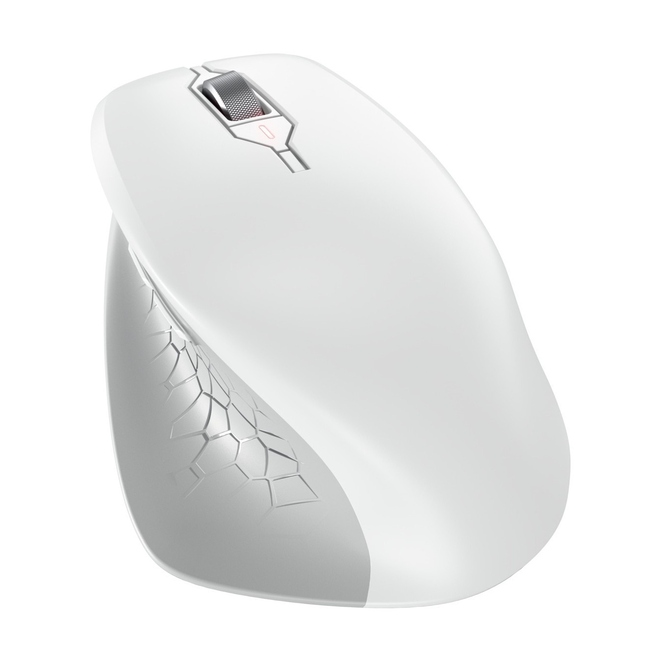 CHERRY Stream Mouse Comfort - Wireless Ergonomic Right-Hand - White/Grey, 4000 DPI, AA Battery
