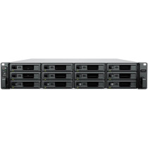Synology SA3400D - 12-Bay 2U Rack NAS - Intel Xeon D-1541 2.1GHz (2.7GHz Boost), 8GB DDR4, SAS, HDD/SSD