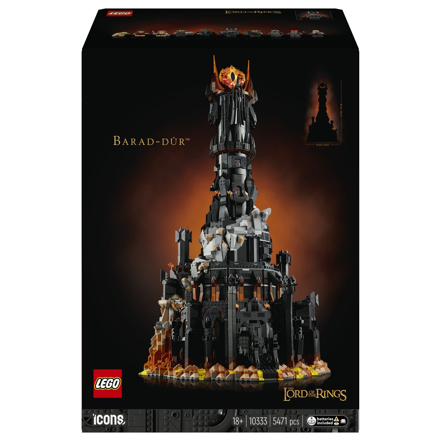 LEGO Icons - Der Herr der Ringe - Barad-dûr — Buy in Cyprus with Fast Delivery