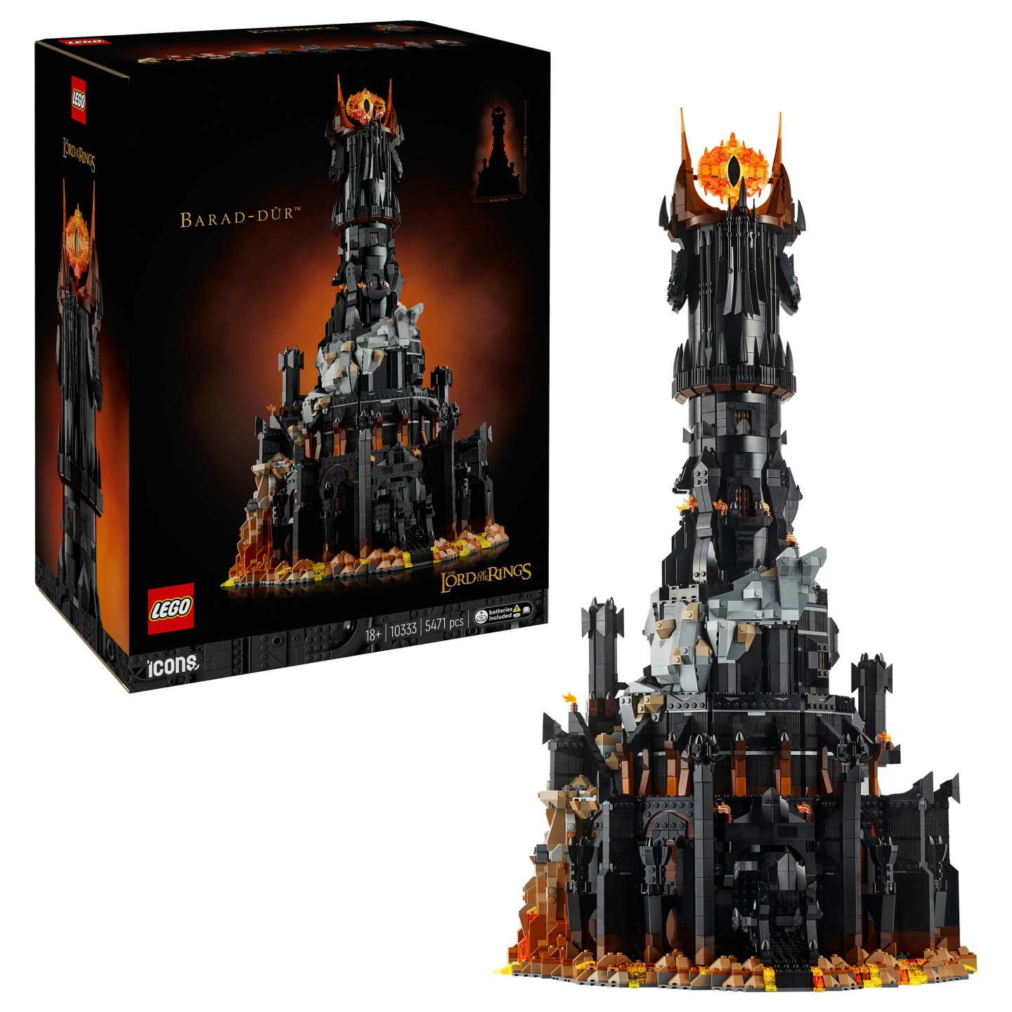 LEGO Icons - Der Herr der Ringe - Barad-dûr — Buy in Cyprus with Fast Delivery