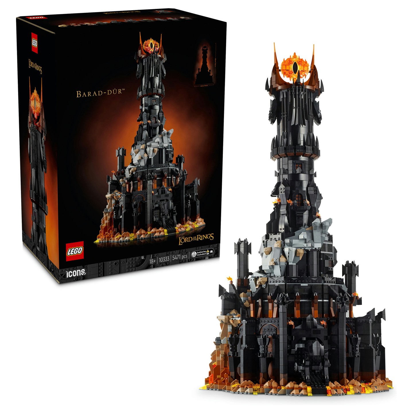 LEGO Icons - Der Herr der Ringe - Barad-dûr — Buy in Cyprus with Fast Delivery