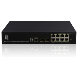 Switch 8x GE GEP-1061 2xGSFP 19' 180W 8xPoE+ — Buy in Cyprus with Fast Delivery