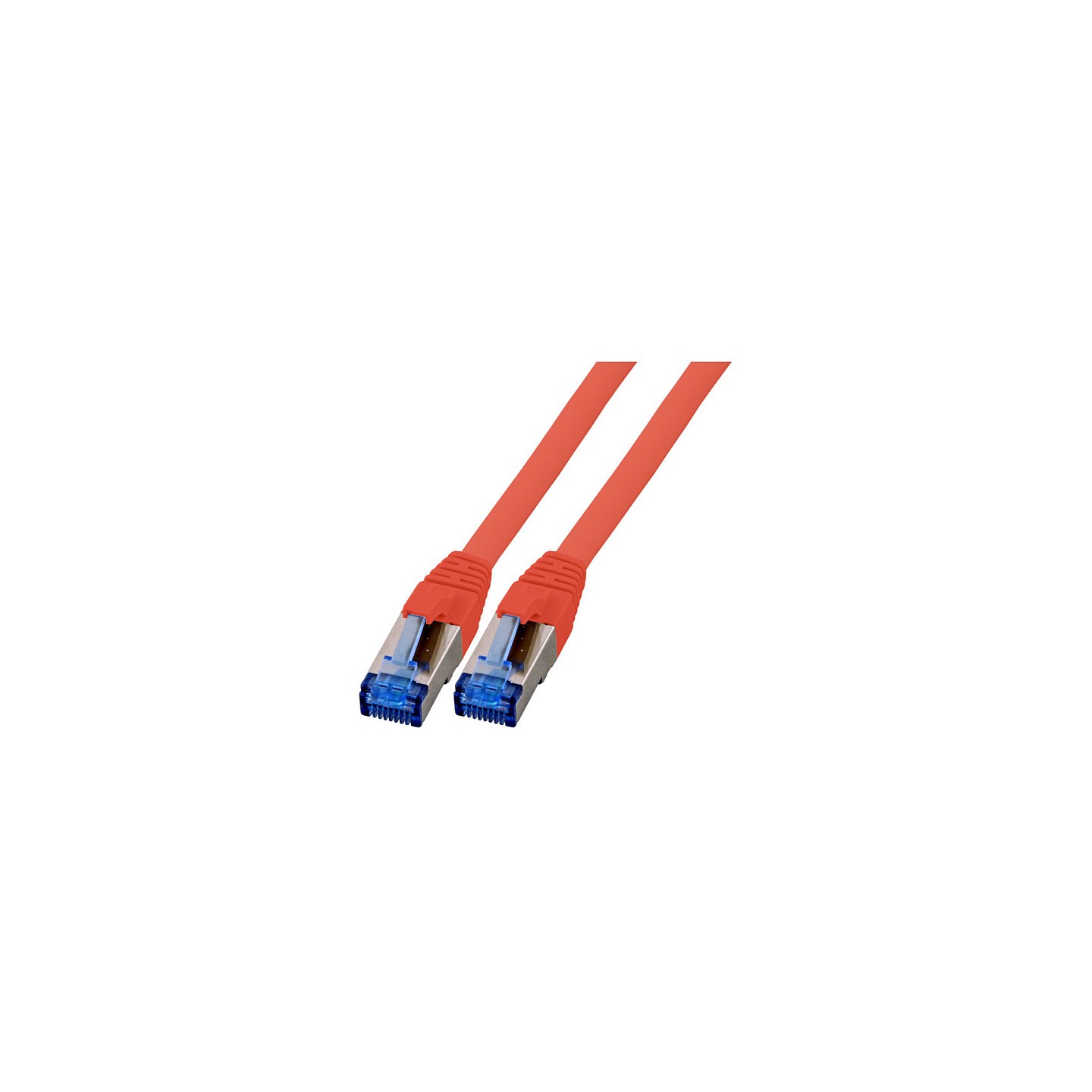 EFB RJ45 Patchkabel S FTP Cat6A Superflex LSZH ROT Laenge 3m 10Gbit 500MhZ 100 Prozent Kupfer mit Cat 7 Rohkabel