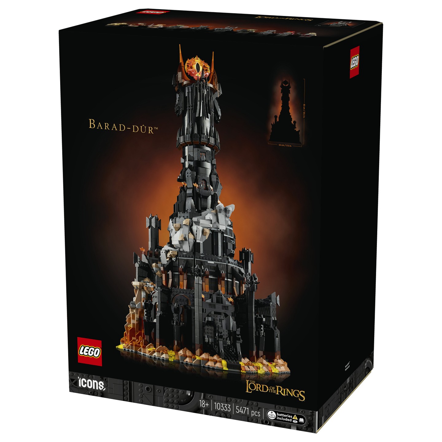 LEGO Icons - Der Herr der Ringe - Barad-dûr — Buy in Cyprus with Fast Delivery