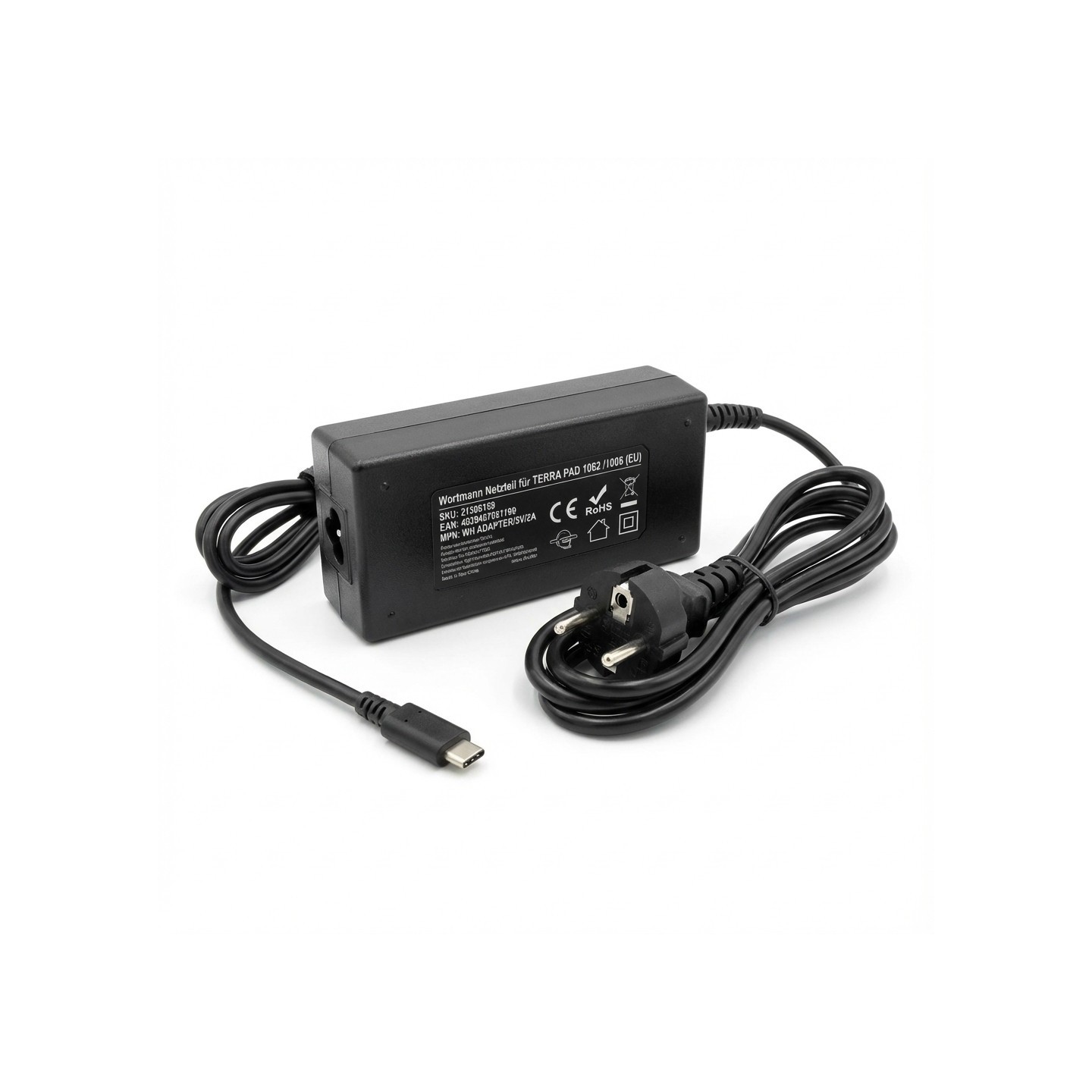 Wortmann Netzteil für TERRA PAD 1062 1006 (EU). USB Type C — Buy in Cyprus with Fast Delivery