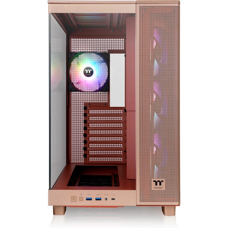 Buy Thermaltake View 380 XL TG ARGB - Sand Mid Tower PC Case, Tempered Glass, AR... in Cyprus, Nicosia, Limassol, Larnaka, Pafos
