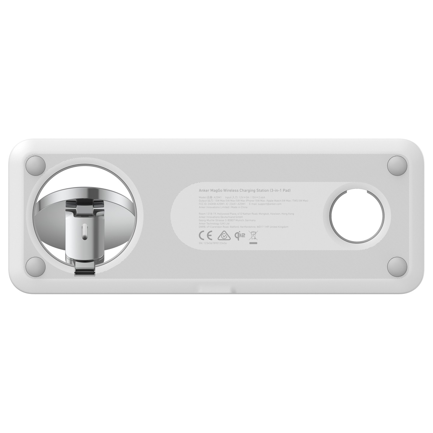 Anker MagGo Magnetic Charger 15W wireless PowerIQ Pad white — Buy in Cyprus with Fast Delivery