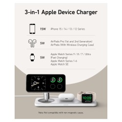 Anker MagGo Magnetic Charger 15W wireless PowerIQ Pad white — Buy in Cyprus with Fast Delivery