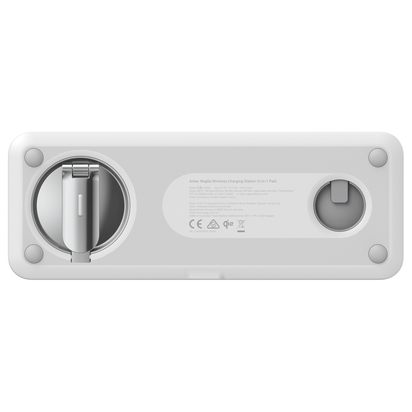 Anker MagGo Magnetic Charger 15W wireless PowerIQ Pad white — Buy in Cyprus with Fast Delivery