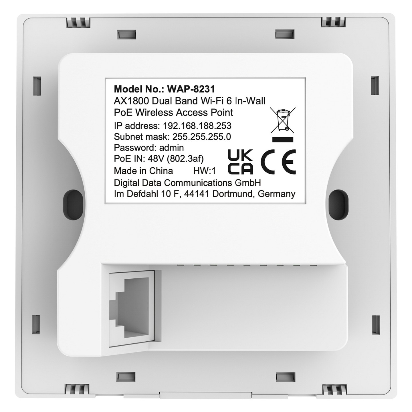 WAP-8231 AX1800 Wireless DualBand WiFi6 ws — Buy in Cyprus with Fast Delivery