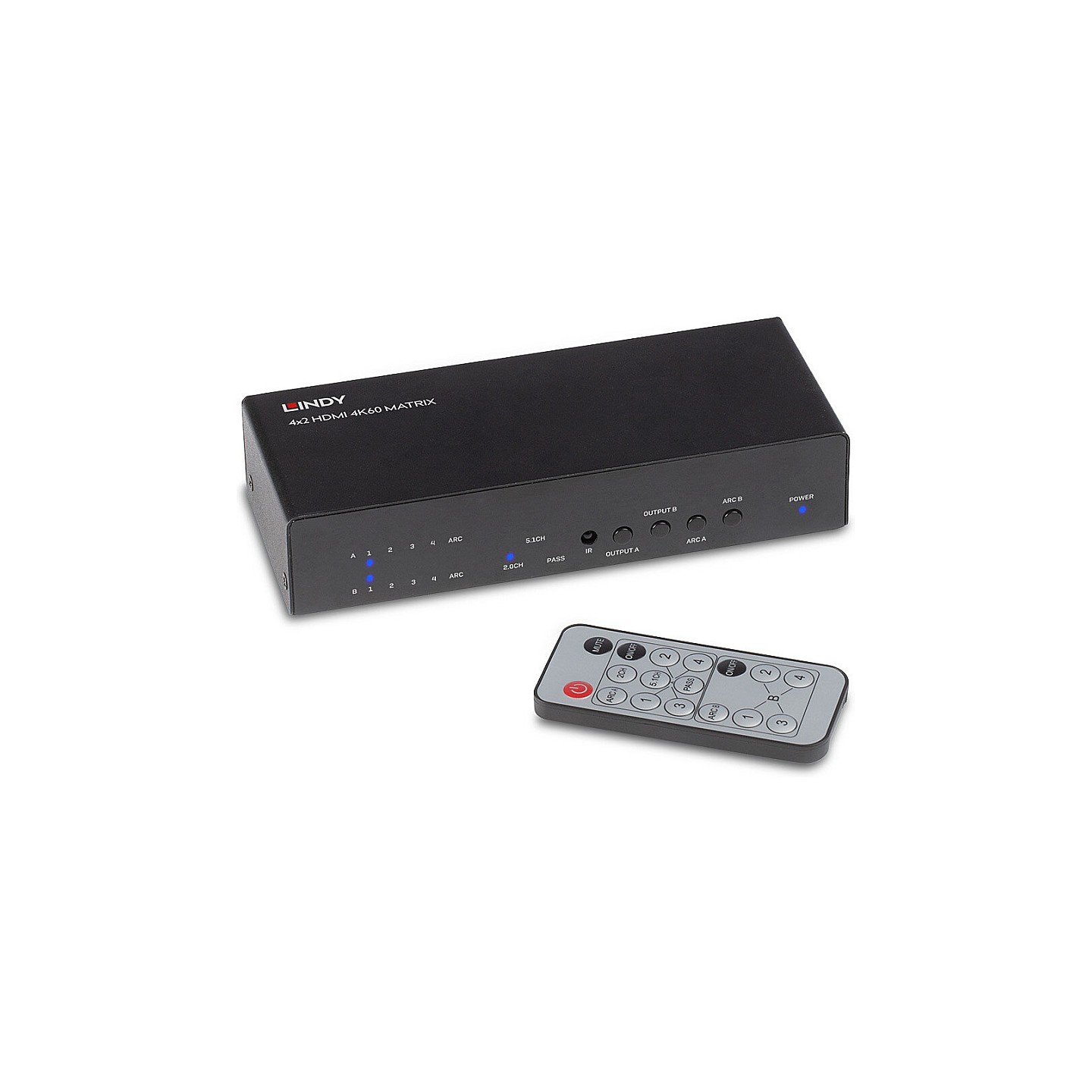 LINDY 4x2 HDMI 2.0 18G Matrix Switch — Buy in Cyprus with Fast Delivery