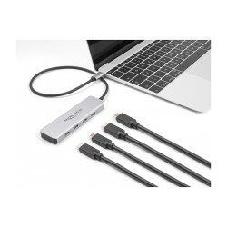 USB 10 Gbps USB Type-CTM Hub mit 4 x USB Type-CTM Buchse mit 35 cm Anschlusskabel — Buy in Cyprus with Fast Delivery