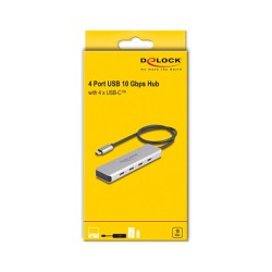 USB 10 Gbps USB Type-CTM Hub mit 4 x USB Type-CTM Buchse mit 35 cm Anschlusskabel — Buy in Cyprus with Fast Delivery