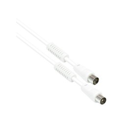GoodConnections TV Antennenkabel. Koax Stecker an Koax Buchse (vernickelt). 2x Ferritkern. 2x geschirmt. Class A. 95 ...